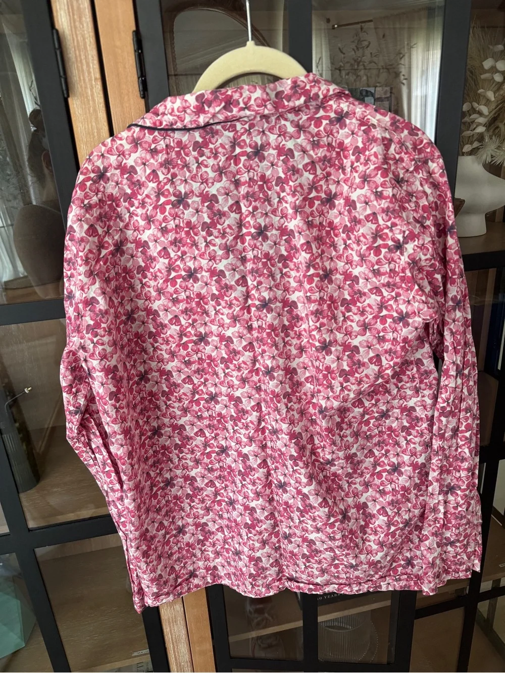 J. Crew x Liberty London floral print long sleeve shirt button down sleep pajama
